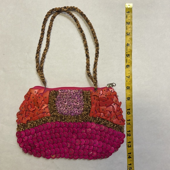 Multicolored Beaded Boho Bag - Picture 9 of 9